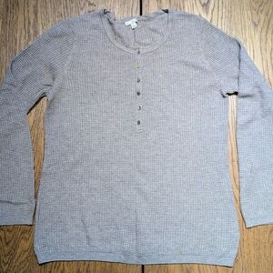 GAP Women's Light Gray Crewneck Sweater